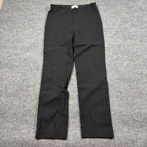 Common Sense Pants Women's M Black Seamed Front Pull On Ankle Casual